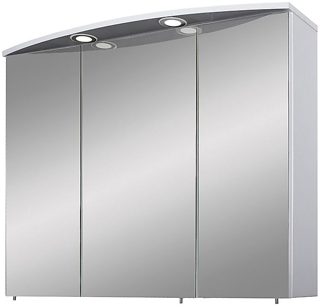 Schildmeyer Spiegelschrank "Verona", Breite 90 cm, 3-türig, 2 LED-Einbaustr günstig online kaufen