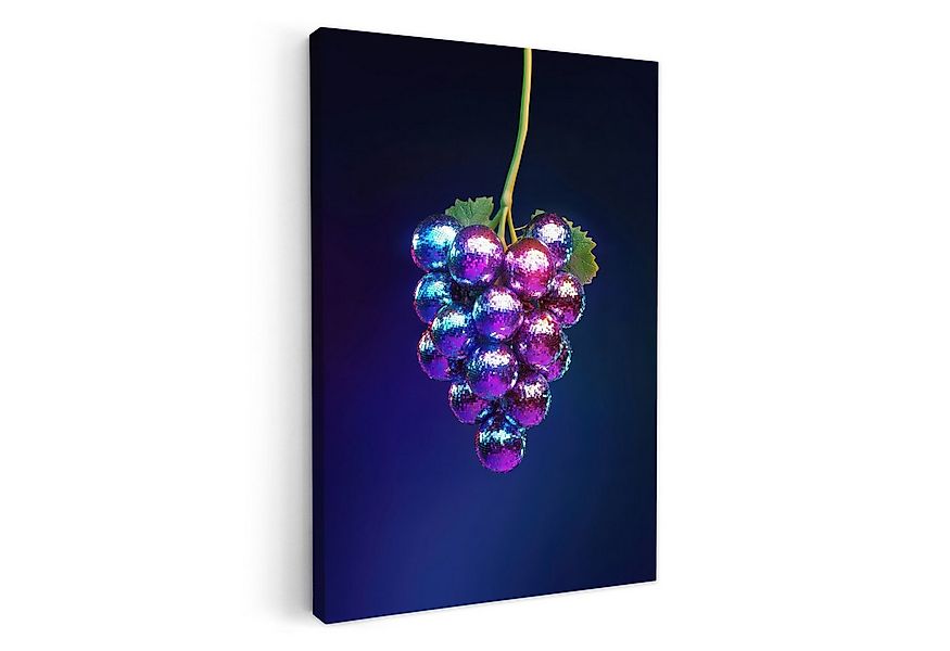 OneMillionCanvasses® Leinwandbild Lila - Disco - Party - Weintraube, Fotodr günstig online kaufen