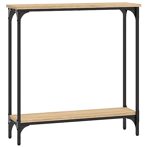 vidaXL Konsolentisch Sonoma-Eiche 75x22,5x75 cm Holzwerkstoff Modell 1 günstig online kaufen