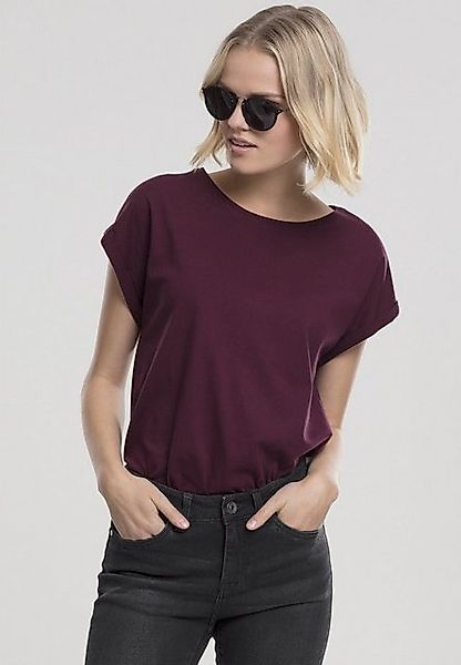 URBAN CLASSICS Kurzarmshirt "Urban Classics Damen Ladies Extended Shoulder günstig online kaufen