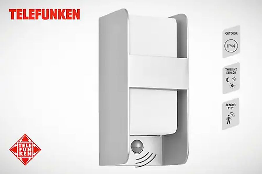 Telefunken LED Außen-Wandleuchte »BOXI MOVE« günstig online kaufen