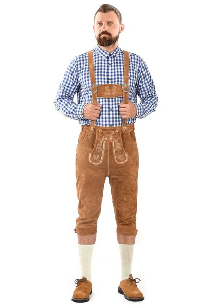 Alessandro Salvarini Trachtenlederhose ASSeppl Lederhose aus günstig online kaufen