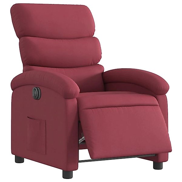 vidaXL Sessel Relaxsessel Elektrisch Weinrot Stoff günstig online kaufen