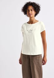 STREET ONE T-Shirt aus reiner Baumwolle günstig online kaufen