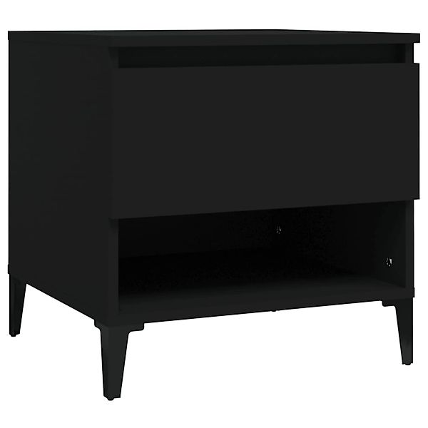 vidaXL Beistelltisch Beistelltisch Schwarz 50x46x50 cm günstig online kaufen