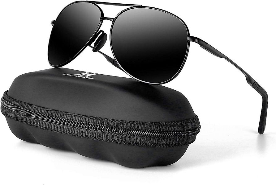 LuxusKollektion Sonnenbrille Sonnenbrille Herren Polarisiert Schwarz günstig online kaufen