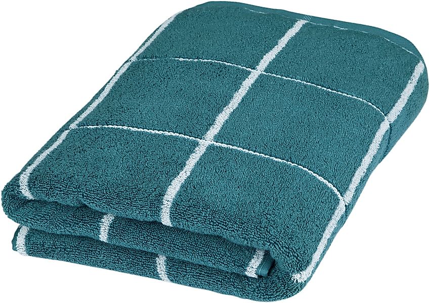 ROSS Duschtuch Uni, Frottier (1-St), Überkaro günstig online kaufen