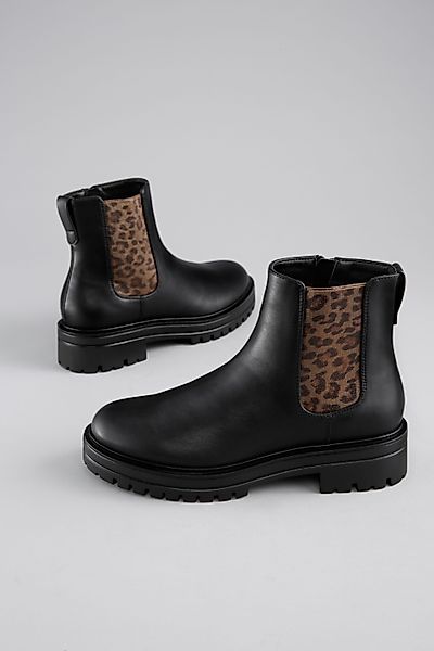 Aniston SHOES Chelseaboots, Stiefelette, Blockabsatz, mit günstig online kaufen