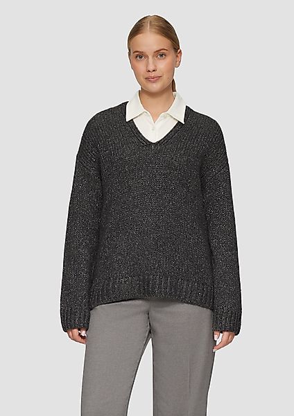 s.Oliver Strickpullover Oversized Strickpullover mit Glitzergarn günstig online kaufen