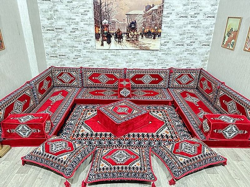 CaddeBuy Sofa Arabische Ecke Majlis, Orientalische Sitzkissen, Bodensitz, 1 günstig online kaufen