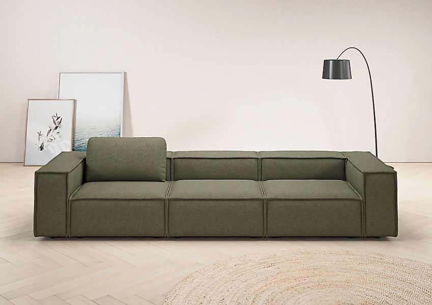 Home affaire 3,5-Sitzer "Watertown, modernes Big-Sofa XXL, 336 cm Breite, a günstig online kaufen