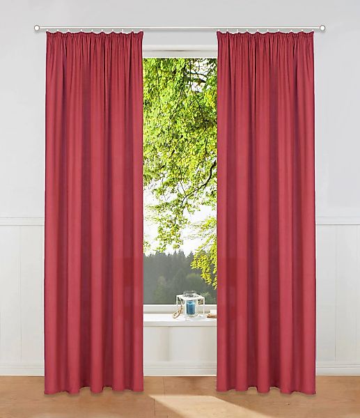 my home Vorhang "Raja, Gardinen mit Kräuselband, Vorhänge Wohnzimmer" Kräus günstig online kaufen