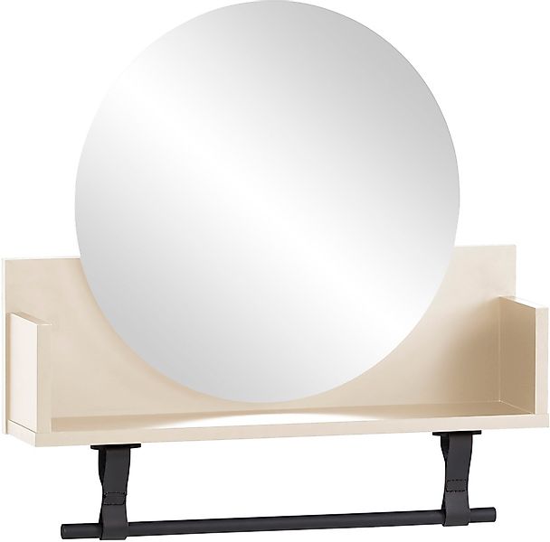 Schildmeyer Wandregal "Lovund, Breite 59 cm", Mit Kleiderstange aus Kunstst günstig online kaufen