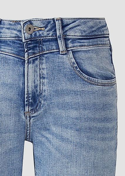 QS 3/4-Hose Capri-Jeans Catie / Slim Fit / Mid Rise günstig online kaufen
