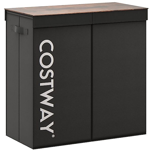 COSTWAY Wäschekorb, mit Deckel, 105 L, günstig online kaufen