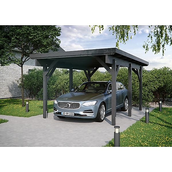 Kiehn-Holz Einzelcarport KH 301 BxT: 344 cm x 504 cm günstig online kaufen