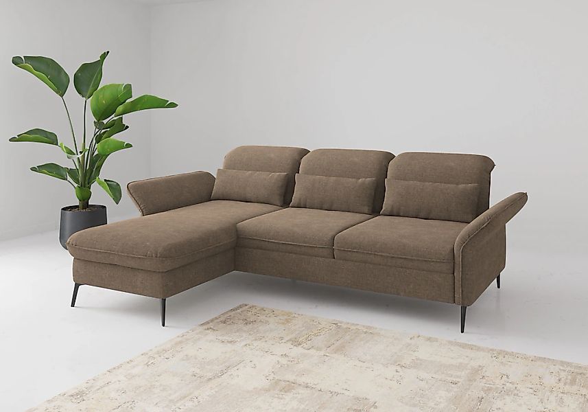 sit&more Ecksofa "Emely", mit Sitztiefenverstellung optional mit Bettfunkti günstig online kaufen