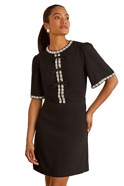 Love & Roses Minikleid Love & Roses Minikleid mit Strassschleife, Regular ( günstig online kaufen