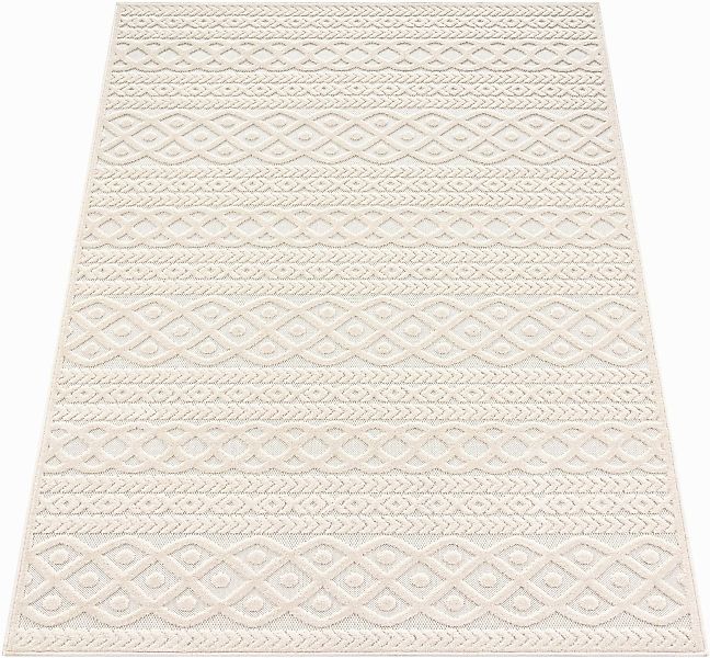 Paco Home Teppich »Cotton 231«, rechteckig, 10 mm Höhe, Uni-Farben, Hoch-Ti günstig online kaufen