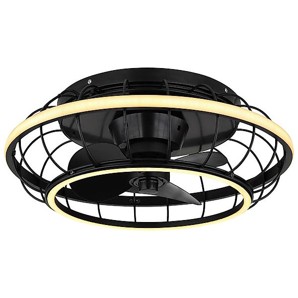 GLOBO LIGHTING Deckenleuchte »LINAY Deckenventilator«, Leuchtmittel LED-Mod günstig online kaufen