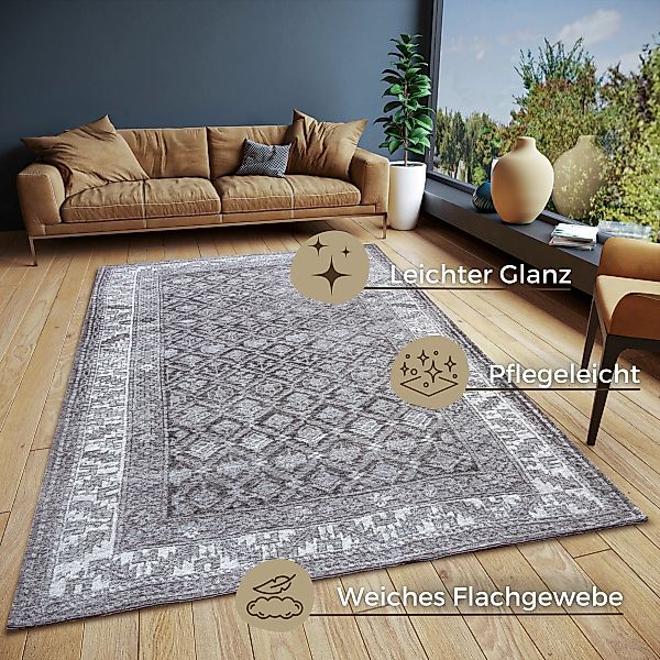 HANSE Home Teppich »Curan«, rechteckig, 6 mm Höhe, strapazierfähig, pflegel günstig online kaufen