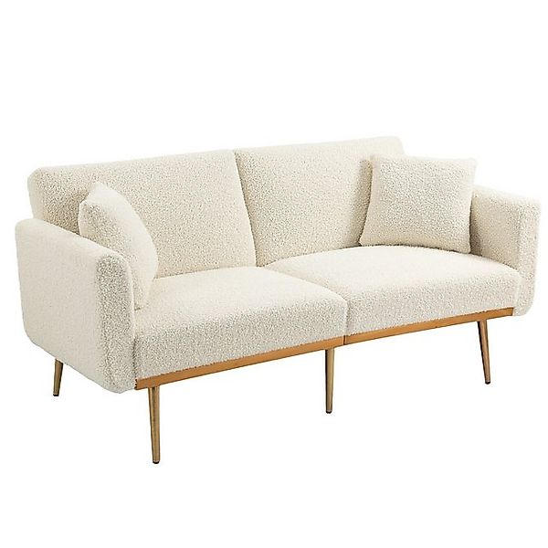 HAUSS SPOLE Schlafsofa 3-Sitzer-Sofa Polstermöbel aus weichem Samt Tagesbet günstig online kaufen