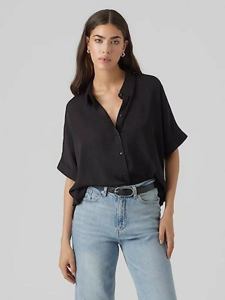 Vero Moda Kurzarmbluse VMKATRINE S/S OVERSIZED SHIRT WVN NOOS günstig online kaufen