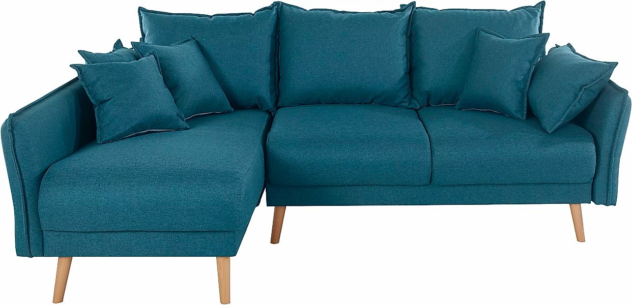 Home affaire Ecksofa "Granbo L-Form", incl. Bettfunktion und Bettkasten, Fe günstig online kaufen