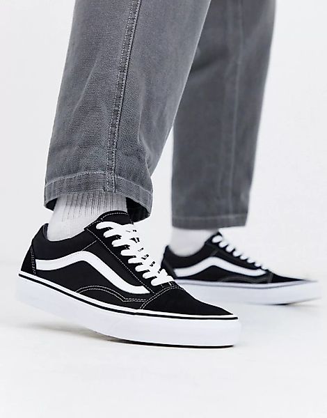 Vans – Old Skool – Sneaker in Schwarz/Weiß günstig online kaufen