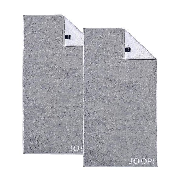 JOOP! Handtuch 2 Stück Joop! Handtuch Classic Silber Grau 1600-76 50x100, W günstig online kaufen