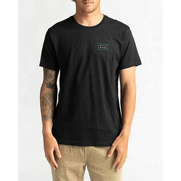 Billabong Die Cut Theme Kurzärmeliges T-shirt XS Black günstig online kaufen