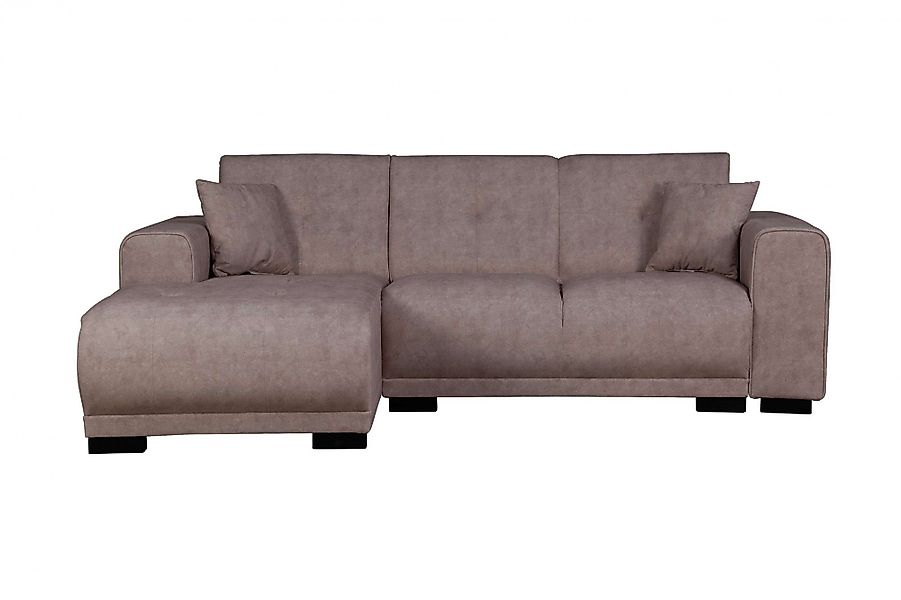 Home affaire Ecksofa "Langeland L-Form" incl. 2 Zierkissen, Recamiere wahlw günstig online kaufen