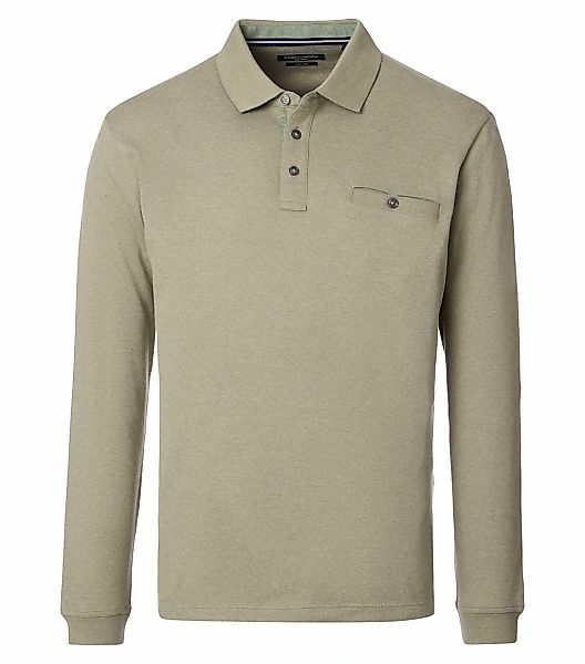 CASAMODA Langarm-Poloshirt "CASAMODA Polo-Shirt Langarm gestreift" günstig online kaufen