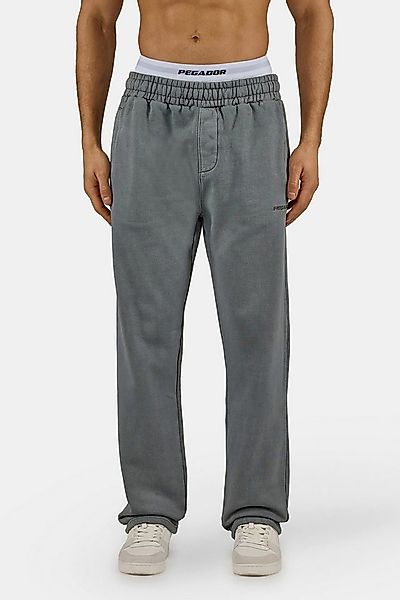 PEGADOR Sweathose Logo Wide Sweat Pants Baumwollmischung, weit günstig online kaufen
