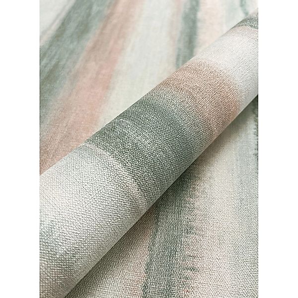 Newroom Vliestapete Bernice Green Rose Streifen Modern FSC® günstig online kaufen