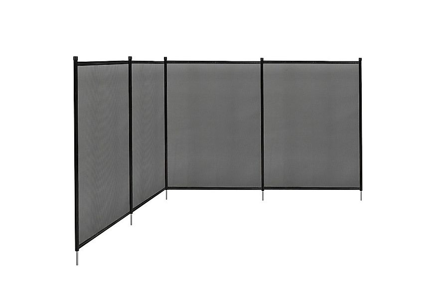 KOMFOTTEU Teichzaun Poolzaun Schutzzaun Zaunsichtschutz faltbar, 360x125cm, günstig online kaufen