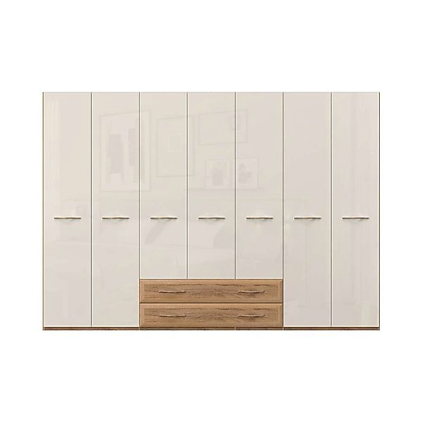 Home affaire Kleiderschrank »Gala, beige hochglänzend UV lackiert, kratzfes günstig online kaufen