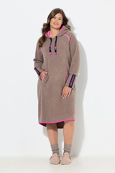 Laurasøn Midikleid Teddy-Kleid Langarm Kapuze günstig online kaufen