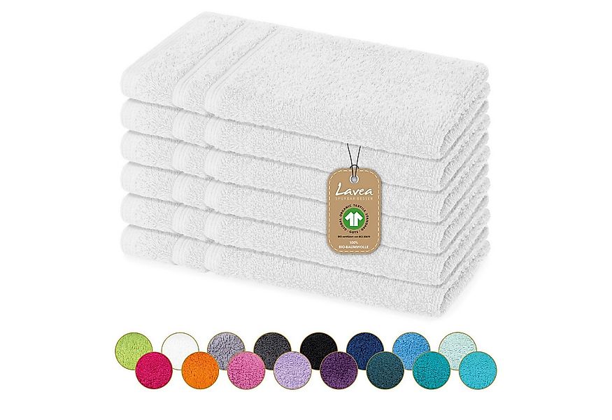 Lavea Gästehandtuch Bali Gästetücher 30x50 cm, Gästetuch, Gästehandtücher k günstig online kaufen