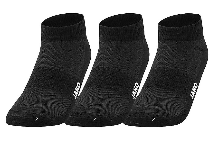 Jako Sportsocken Quarter schwarz - 3 Paar günstig online kaufen