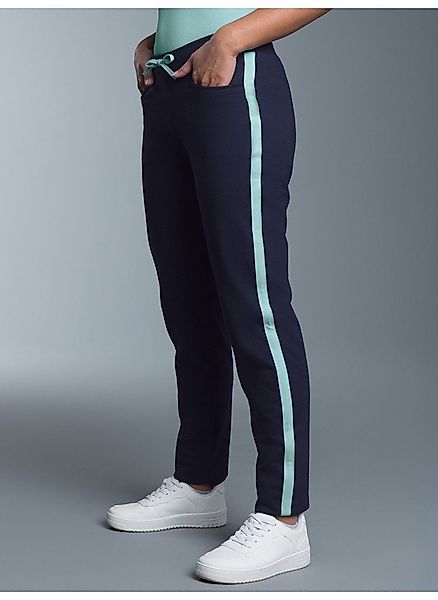 Trigema Jerseyhose TRIGEMA Jogginghose mit kontrastfarbigen günstig online kaufen