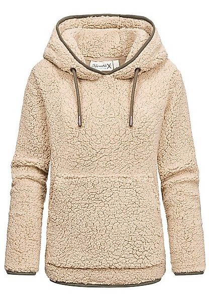 REPUBLIX Kapuzenpullover CAROL Damen Teddy Sweatjacke günstig online kaufen