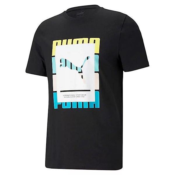 Puma Summer Court Graphic Kurzarm T-shirt L Puma Black günstig online kaufen