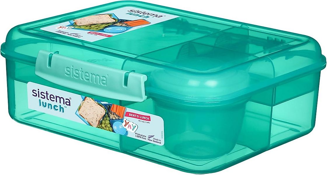sistema Aufbewahrungsbox Sistema 1,65L Bento Lunch - Teal günstig online kaufen