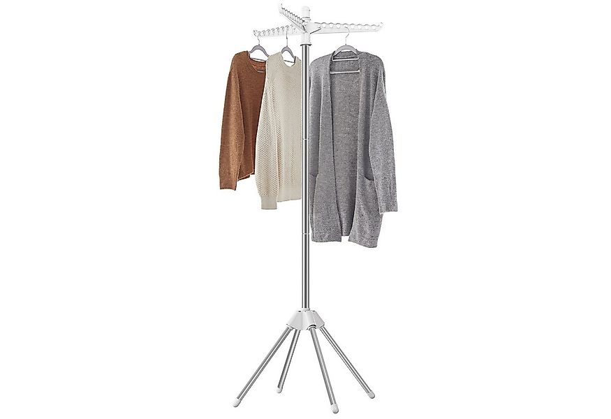 SONGMICS Wäscheständer, Standtrockner, 3 drehbare Armen für Kleiderbügel, 4 günstig online kaufen