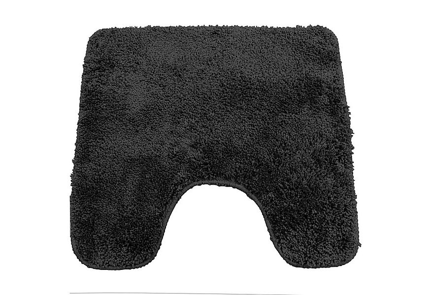 NYVI Badematte WC Vorleger mit Ausschnitt NYVISpa Lasalle Schwarz Toiletten günstig online kaufen