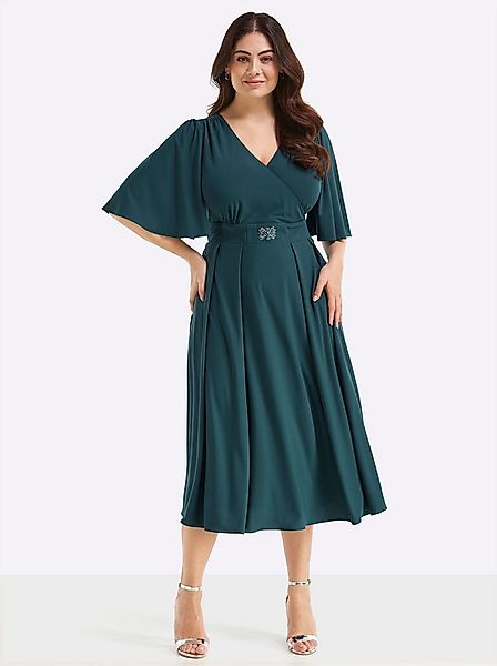 Sheego Etuikleid Abendkleid Kurzarm günstig online kaufen