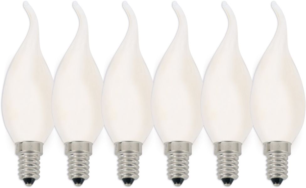 Näve LED-Leuchtmittel E14 Kerzenform 3,8 W 480 lm 6er Set 12,3 x 35 cm (H x günstig online kaufen