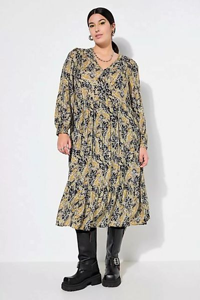 Studio Untold Jerseykleid Kleid A-Line Paisley Print Langarm günstig online kaufen