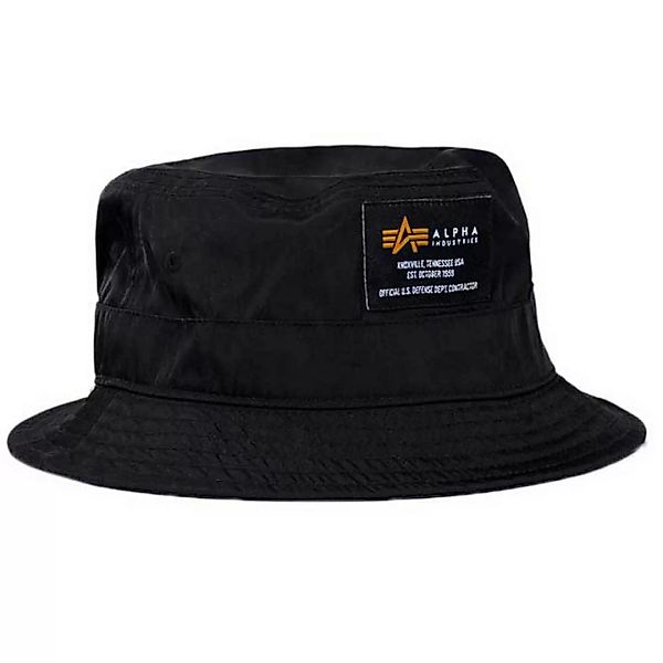 Alpha Industries Crew Bucket Hut One Size Black günstig online kaufen